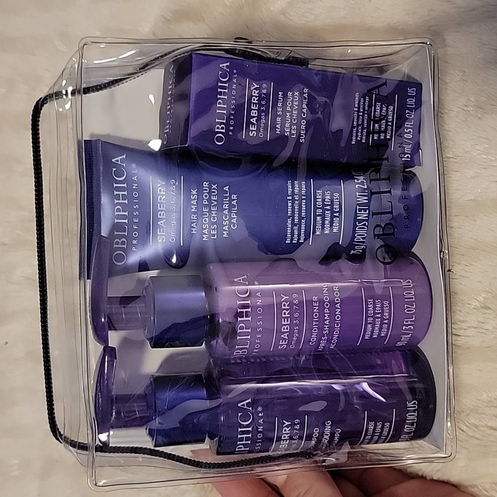 Obliphica Professional Seaberry Medium To Coarse Travel Kit